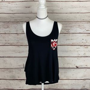 Sans Souci Georgia Bulldogs embroidered Tank Small